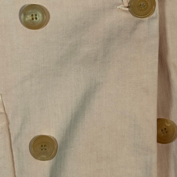 Frank & Eileen Belfast Pink Cotton Blend Double Breasted Blazer Jacket Womens S - Picture 6 of 12